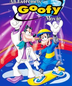Disney Goofy Movie Poster paint by number