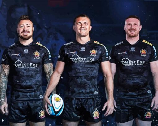Exeter Chiefs Team paint by number