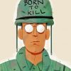 Full Metal Jacket Character Art paint by number