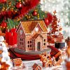 Gingerbread House Christmas paint by number
