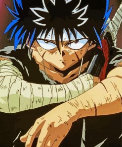 Hiei Anime paint by number