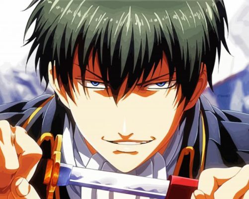 Hijikata Gintama Illustration paint by number