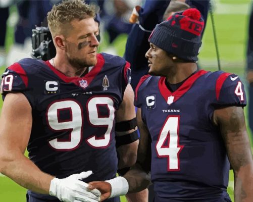 Houston Texans Players paint by number