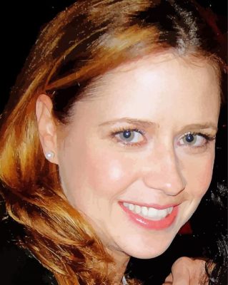 Jenna Fischer paint by number