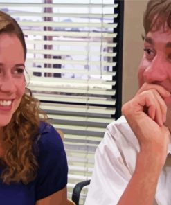 Jim And Pam paint by number