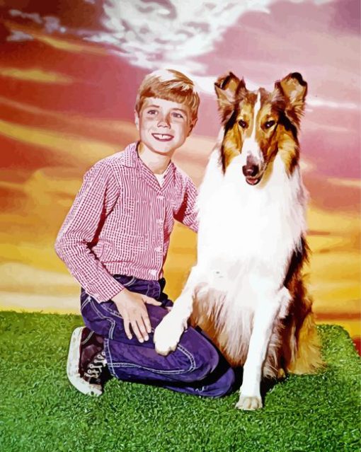 Jon And Lassie Paint by number