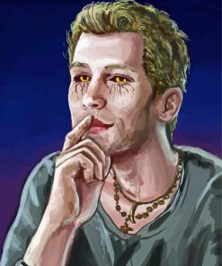 Klaus Mikaelson Illustration Art paint by number