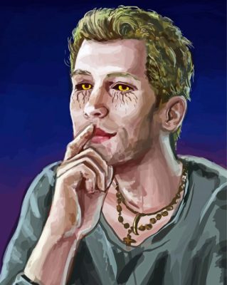 Klaus Mikaelson Illustration Art paint by number