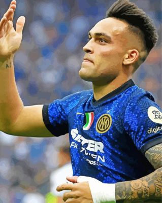 Lautaro Martinez paint by number