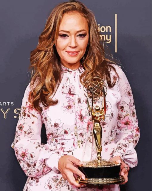 Leah Remini paint by number