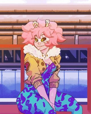 Mina Ashido paint by number