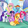 My Little Ponies Animation paint by number