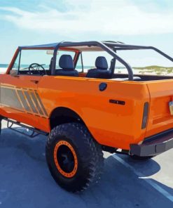 Orange Scout II Car Paint by number