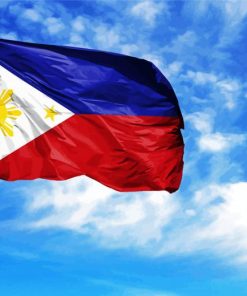 Philippine Flag paint by number