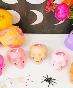 Skull Candle Desk paint by number