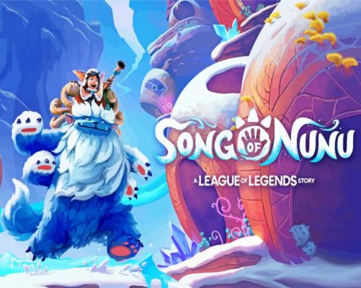 Song Of Nunu Poster Paint by number