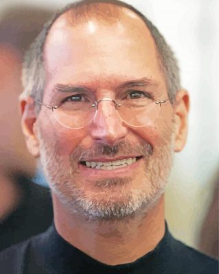 Steve Jobs Entrepreneur paint by number