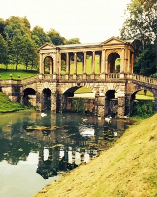 The Palladian Bridge paint by number