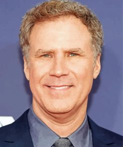The Actor Will Ferrel paint by number