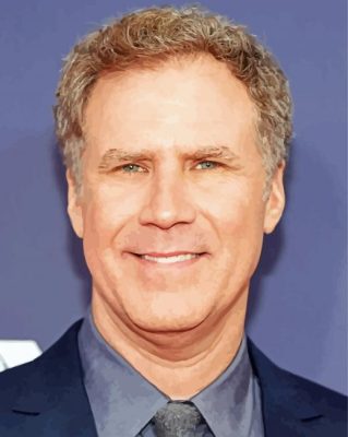 The Actor Will Ferrel paint by number