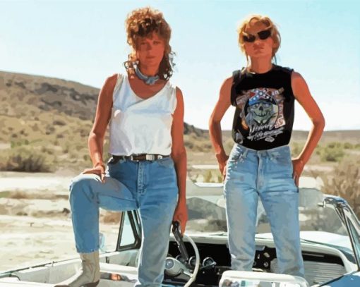 Thelma And Louise paint by number
