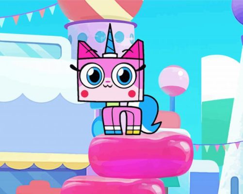 Unikitty paint by number