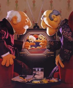 Waldorf And Statler The Muppets paint by number