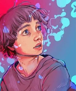 Will Byers Illustration Art paint by number