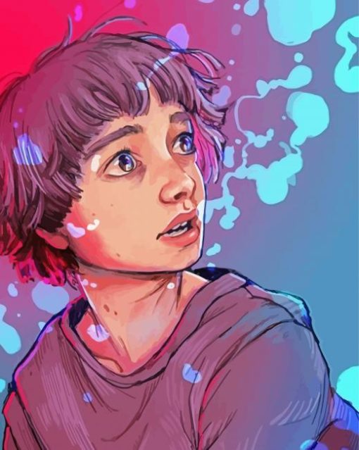 Will Byers Illustration Art paint by number