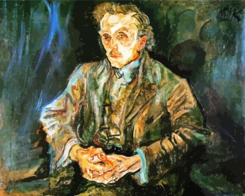 Adolf Loos By Oskar Kokoschka Paint by number