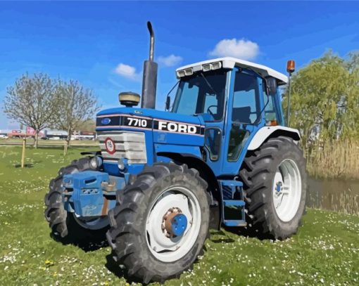 Aesthetic Ford N Series Tractor paint by number