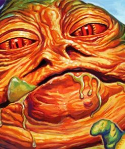 Aesthetic Jabba The Hutt paint by number