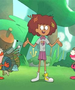 Amphibia Characters paint by number