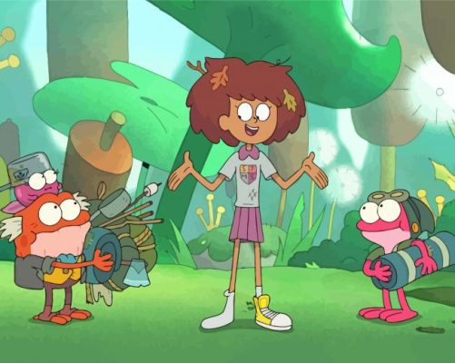 Amphibia Characters paint by number