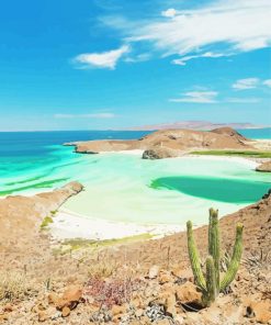 Baja Coast Landscape paint by number