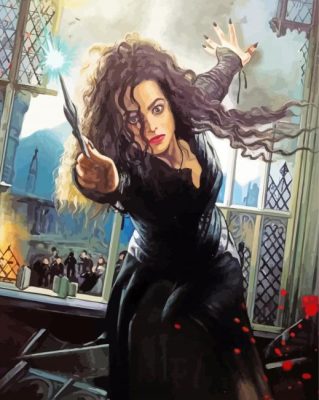 Bellatrix Harry Potter paint by number