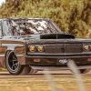 Black Dodge Coronet paint by number