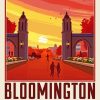 Bloomington Indiana Poster paint by number
