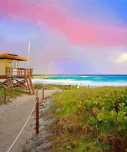 Boca Raton The Palm Beach Florida Paint by number