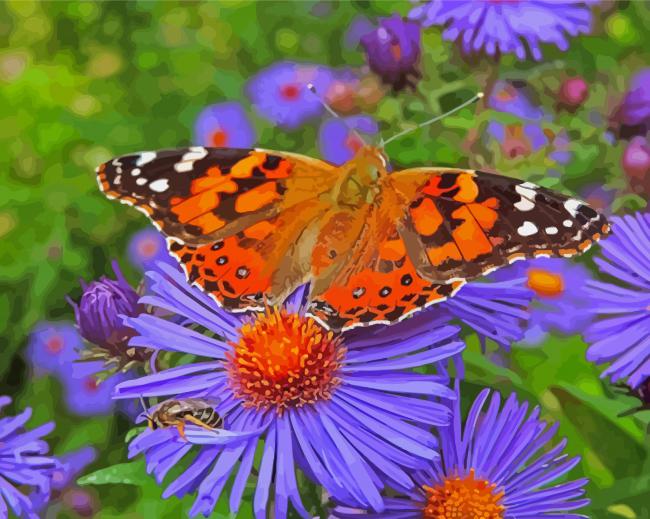 Butterfly Garden paint by number
