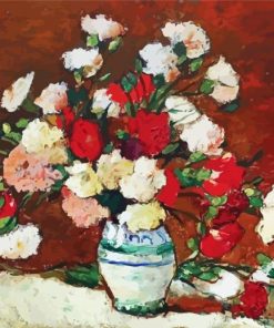 Carnations Stefan Luchian paint by number