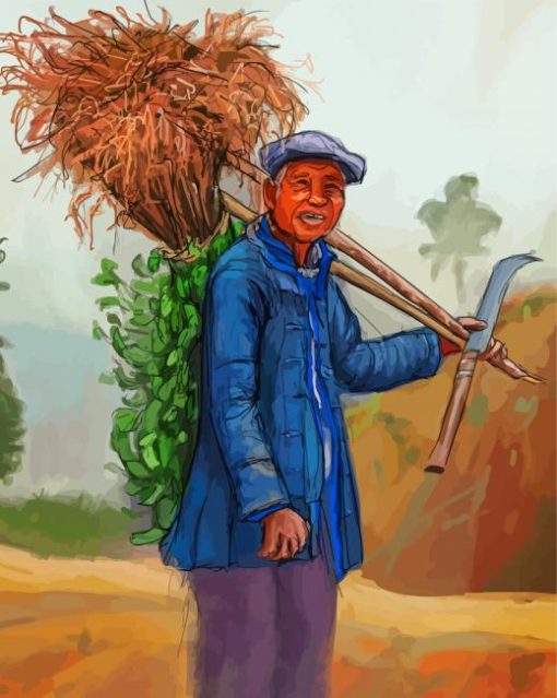 Chinese Farmer paint by number