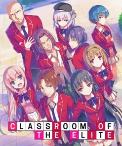 Classroom Of The Elite Anime Poster Paint by number
