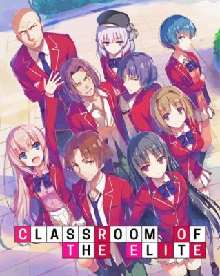 Classroom Of The Elite Anime Poster Paint by number