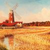 Cley Windmill Art paint by number