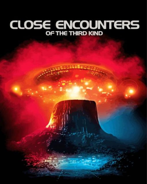 Close Encounters Of The Third Kind Poster paint by number