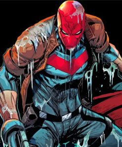 DC The Red Hood paint by number