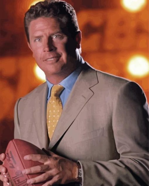 Dan Marino American Football Player Paint by number