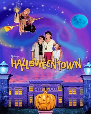 Disney Halloweentown paint by number