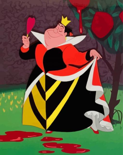 Disney Queen Of Hearts Paint by number